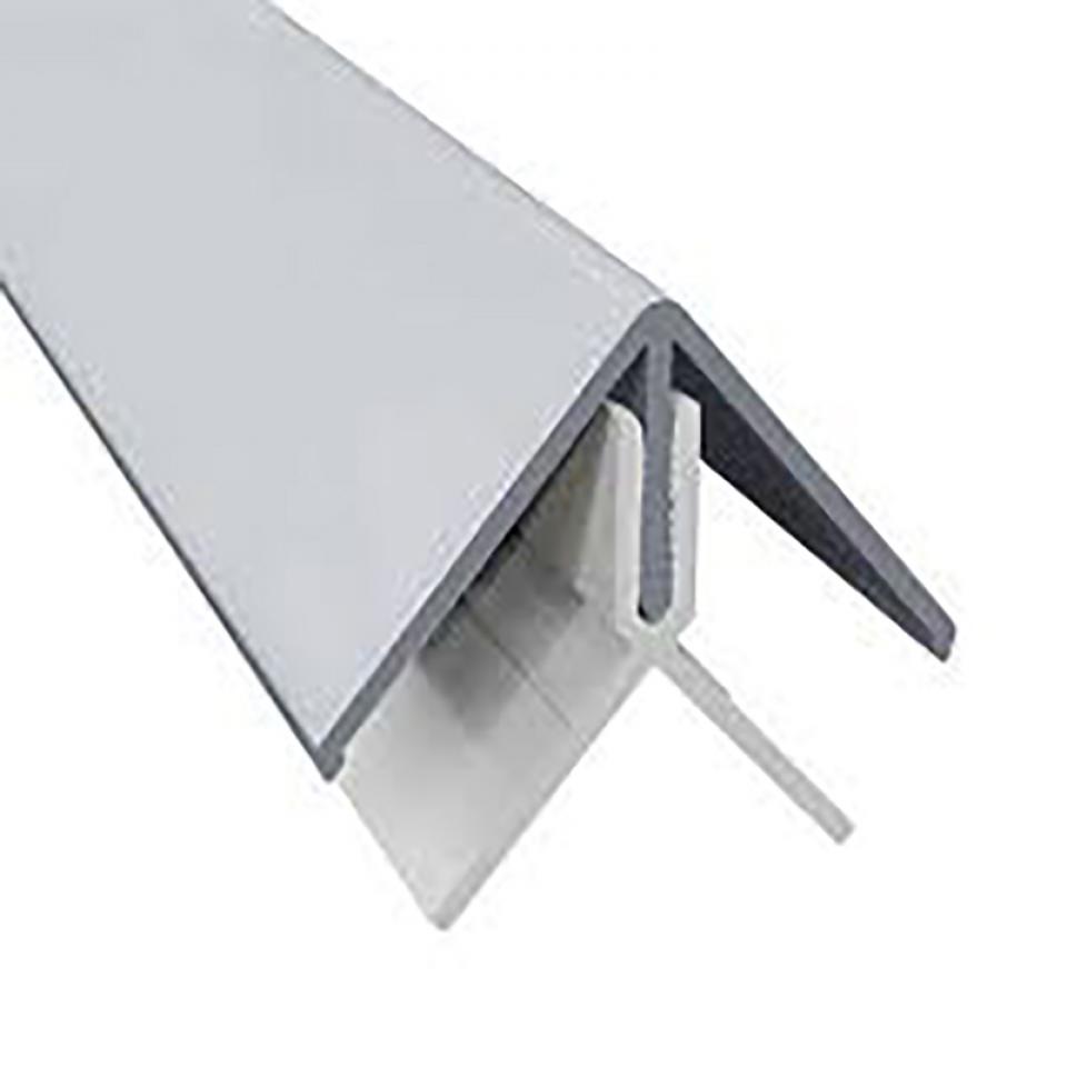 PVC Cladding Trim External Slate Grey - 3M