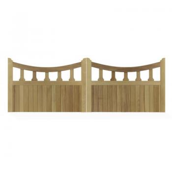 Image for Driveway Gate Mells Softwood / Iroko
