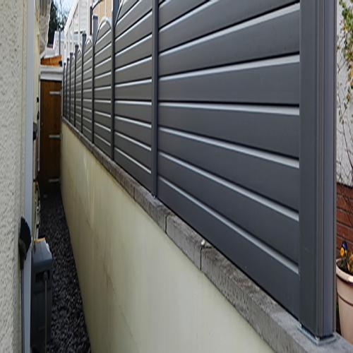Image for 2.7m x Grey PVC Fence Post