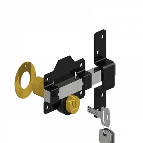 Image for Fence Mate Rimlock Double Bolt Blk - 2