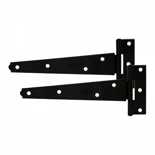 Image for Tee Hinge 355mm Strong Black - Pair