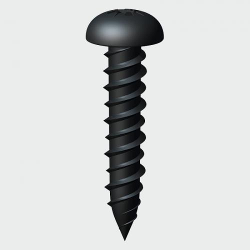 Image for Black Round Head Screw  3.5x25mm ( Pack 20 )