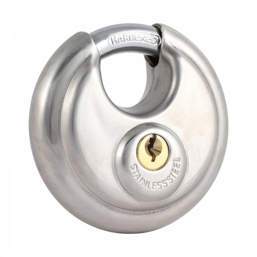 Image for Ironmongery - Pad Lock Tri-Circ. Brass