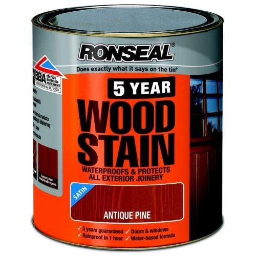 Image for Ronseal - 5yr Wood stain Dark Oak - 750ml