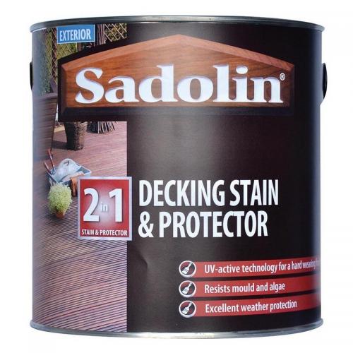 Image for Sadolin Decking Stain & Protector Golden Brown 2.5 L