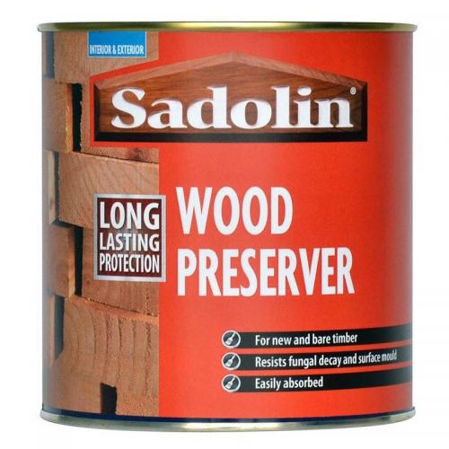 Image for Sadolin Wood Preserver Deck Stain & Protector Clear 1L