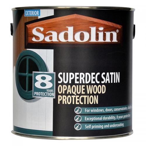 Image for Sadolin Super Deck Deck Stain & Protector White  1 L