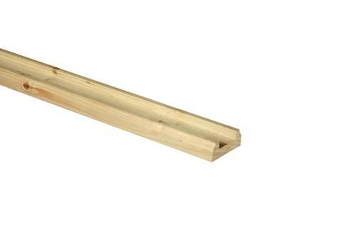 Image for Pine Baserail 2400mm (41mm Groove)