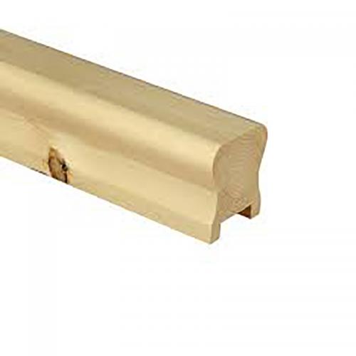 Image for Pine Hdr Handrail 2400mm (32mm Groove)