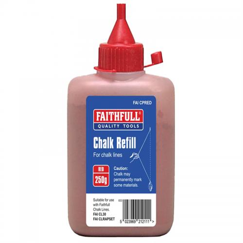 Image for Faithfull Chalk Powder - 250g RED